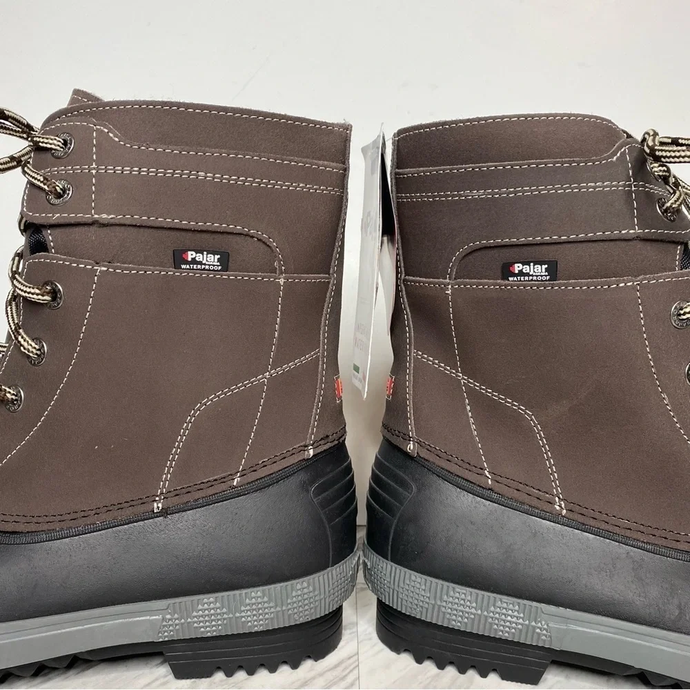 New! Pajar Leroy Insulated Brown Waterproof Boot 8M